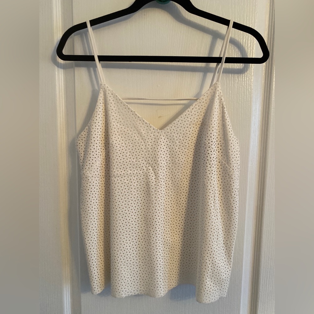 H&M Faux Leather Tank Top - size 8